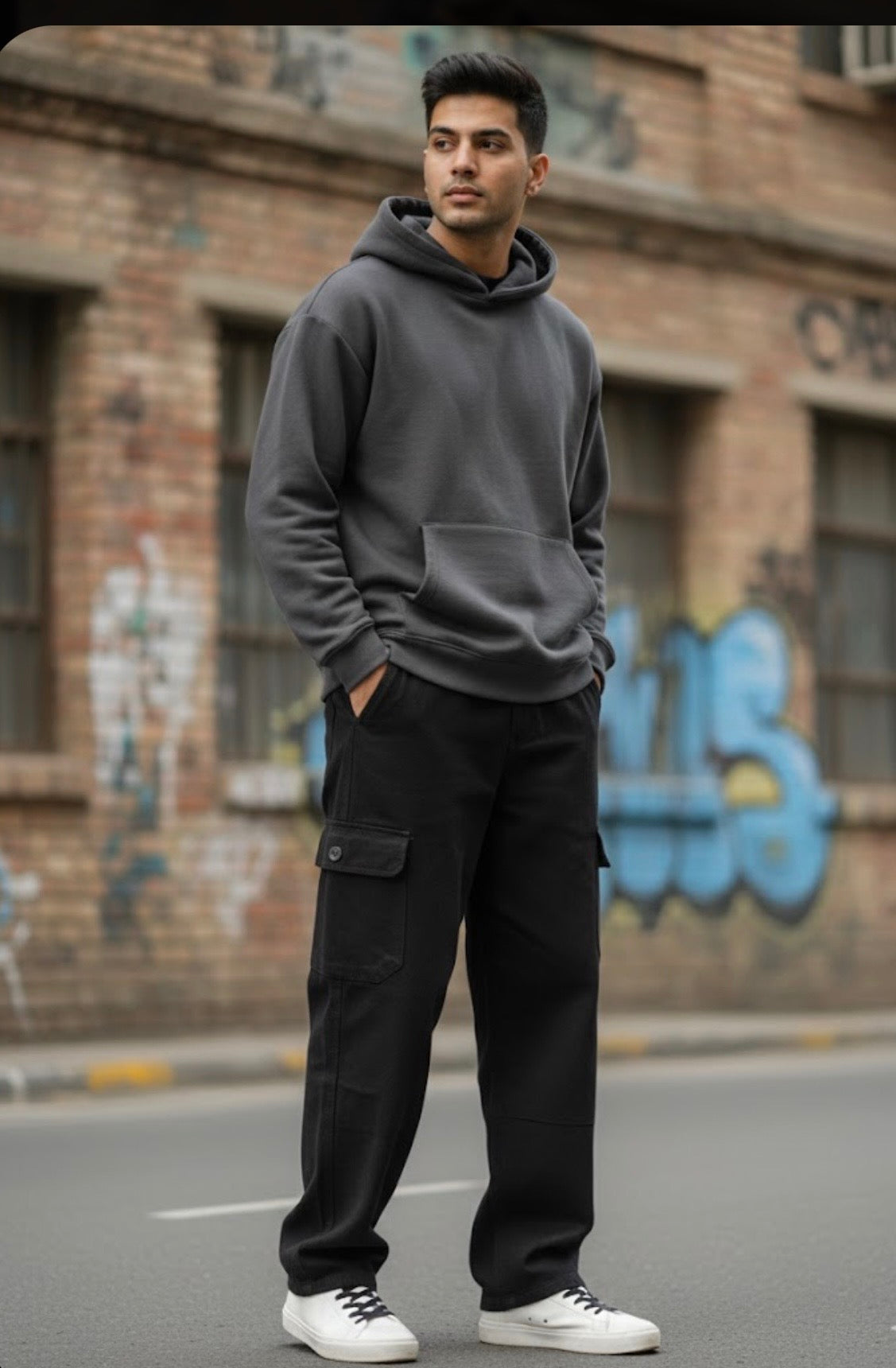 Men's Urban Oversized Straight Leg Jeans